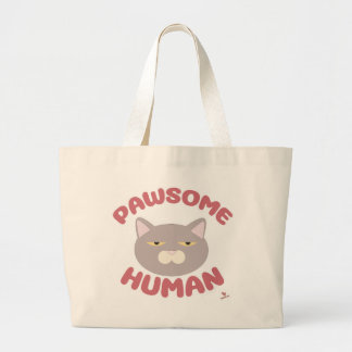 Design des humanen Fun Cat Cartoon Jumbo Stoffbeutel