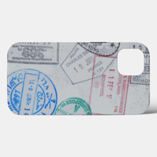 Design des iPhone-Case-Designs für Pass Visa Case-Mate iPhone Hülle (Rückseite (Horizontal))