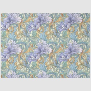 Design des Jugendstil-floralen Hintergrundbildes Seidenpapier
