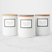 Design des Kerzenprodukts Lebensmitteletikett (Flaschen)