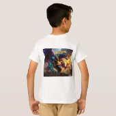 Design des Kinderabenteuers zum T - Shirt: T-Shirt (Schwarz voll)