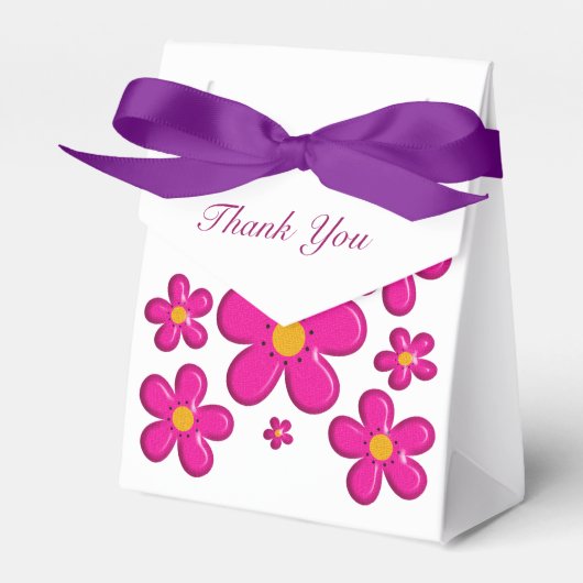 Design des Kinderzimmers Retro Floral Geschenkschachtel (Vorderseite)