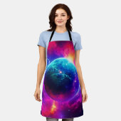Design des kosmischen Planeten Schürze (Getragen)