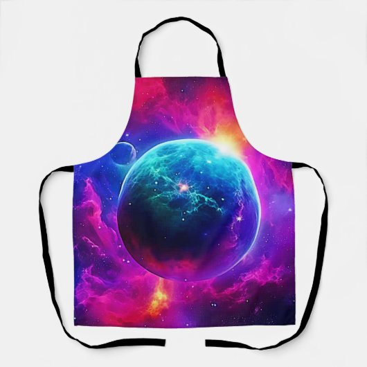 Design des kosmischen Planeten Schürze (Vorderseite)