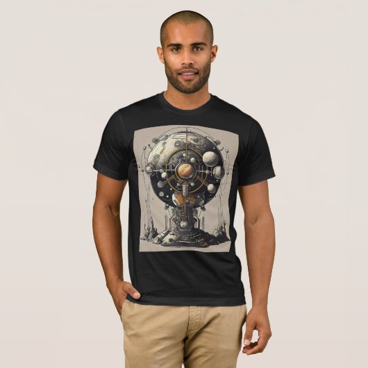 Design des kosmischen T - Shirt (Vorne ganz)