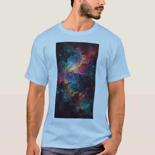 Design des kosmischen T - Shirt (Vorderseite)
