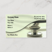 Design des kreativen medizinischen Themas Visitenkarte (Vorderseite)