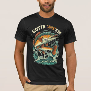 Design des lebendigen T - Shirt "Gotta Catch'Em"