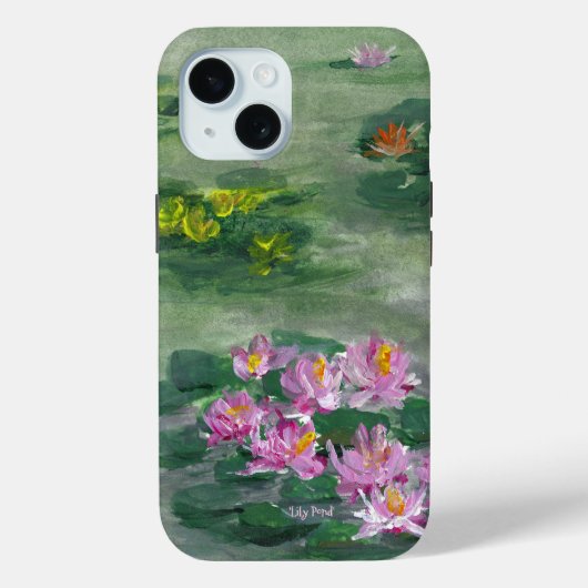 * Design des "LiLy Pond" Case-Mate iPhone Hülle (Rückseite)