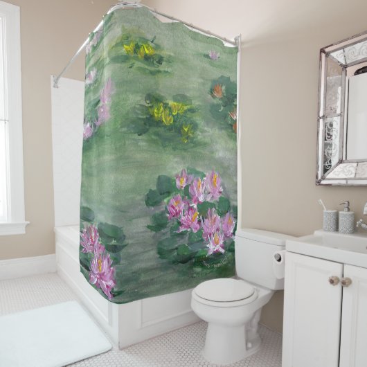 * Design des "LiLy Pond" Duschvorhang (Beispiel)