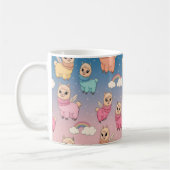 Design des magischen Einhorn- und Sternmusters Kaffeetasse (Links)