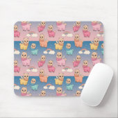 Design des magischen Einhorn- und Sternmusters Mousepad (Mit Mouse)