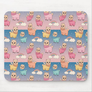 Design des magischen Einhorn- und Sternmusters Mousepad