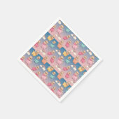 Design des magischen Einhorn- und Sternmusters Serviette (Ecke)