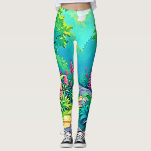 Design des magischen Gartenpfads Leggings