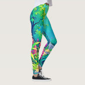 Design des magischen Gartenpfads Leggings (Rechts)