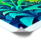 Design des magischen Gartenpfads Poster (Ecke)