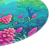 Design des magischen Gartenpfads Schneidebrett (Ecke)