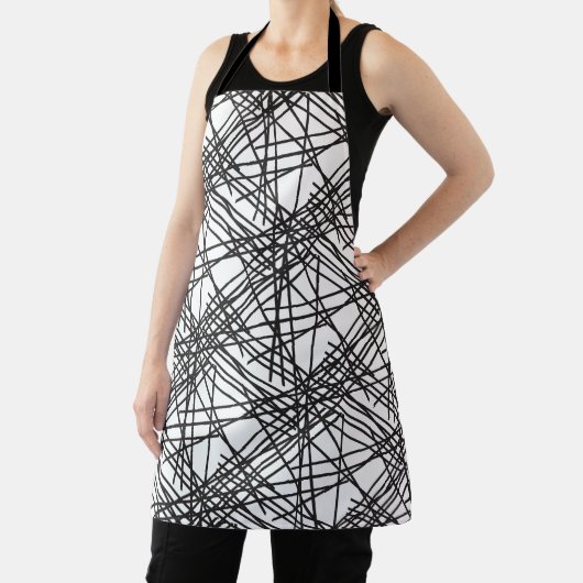 Design des Messeeffekts auf schwarzer Linie Schürze (InSitu)