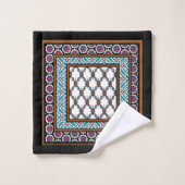 Design des mexikanischen Stars 2 Badhandtuch Set (Waschlappen)