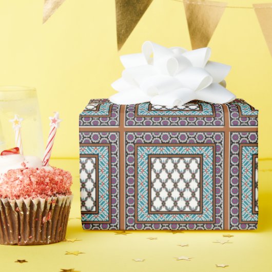 Design des mexikanischen Stars 2 Geschenkpapier (Geburtstagsparty)