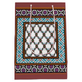 Design des mexikanischen Stars 2 Mittlere Geschenktüte (Rückseite)