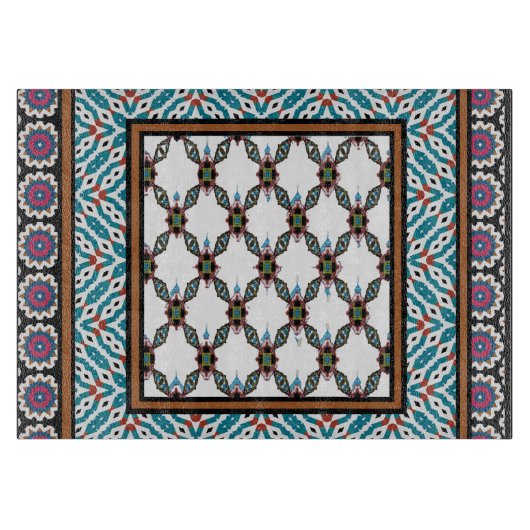 Design des mexikanischen Stars 2 Schneidebrett (Vorderseite)