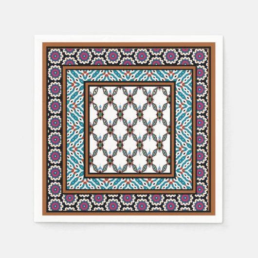 Design des mexikanischen Stars 2 Serviette (Vorderseite)