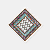 Design des mexikanischen Stars 2 Serviette (Ecke)