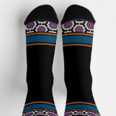 Design des mexikanischen Stars 2 Socken (Oben)