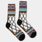 Design des mexikanischen Stars 2 Socken (Rechts)