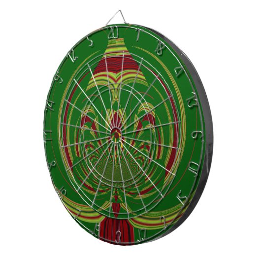 Design des Motif-Musters für afrikanische Ethnic G Dartscheibe (Vorderseite rechts)