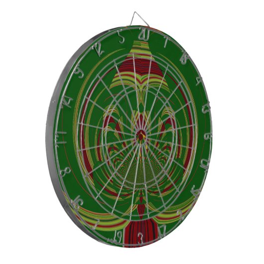 Design des Motif-Musters für afrikanische Ethnic G Dartscheibe (Vorderseite Links)