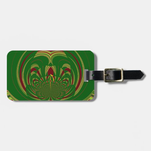 Design des Motif-Musters für afrikanische Ethnic G Gepäckanhänger (Vorderseite horizontal)