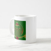 Design des Motif-Musters für afrikanische Ethnic G Kaffeetasse (Vorderseite Links)