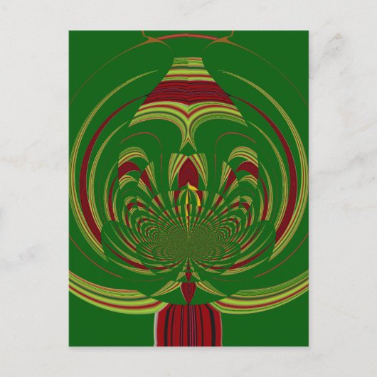 Design des Motif-Musters für afrikanische Ethnic G Postkarte (Vorderseite)