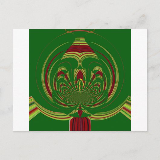 Design des Motif-Musters für afrikanische Ethnic G Postkarte (Vorderseite)