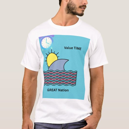 Design des Motivierend T - Shirt ValueTiME (Vorderseite)
