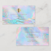 Design des Muschellogos Visitenkarte (Vorne/Hinten)