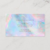 Design des Muschellogos Visitenkarte (Rückseite)