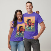 Design des Musik-Lüfters Abzeichen T - Shirt (Unisex)