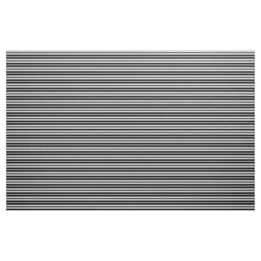 Design des Musters "Ash Grey Black Stripes" Stoff (Yard (91,4 cm))