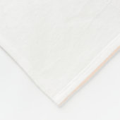 Design des Musters für das Muster "Weiß und Pfirsi Fleecedecke (Ecke)