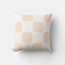 Design des Musters für das Muster "Weiß und Pfirsi Kissen