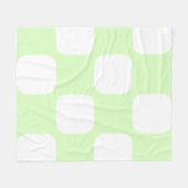 Design des Musters "Lime Green Pastel" und "White Fleecedecke (Vorderseite (Horizontal))