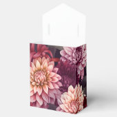 Design des Musters "Wasserfarbe Rosa Dahlia" Geschenkschachtel (Geöffnet)