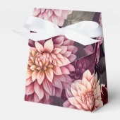 Design des Musters "Wasserfarbe Rosa Dahlia" Geschenkschachtel (Vorderseite)