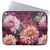 Design des Musters "Wasserfarbe Rosa Dahlia" Laptopschutzhülle (Vorderseite)
