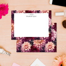 Design des Musters "Wasserfarbe Rosa Dahlia"