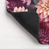 Design des Musters "Wasserfarbe Rosa Dahlia" Mousepad (Ecke)